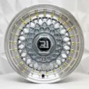 RIN 13X6 4-100/114.3 R1 SPORT L247 GUNMETAL ML GOLD RIVETS ET20 CB73.1