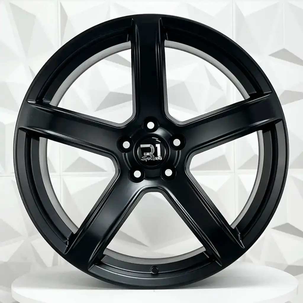 RIN 20X11.0 5-115 R1 SPORT FA608R MATE BLACK ET22 CB71.5